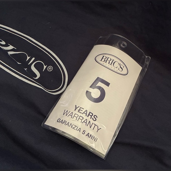 NWT Bric’s Milano Vareze Black Holdall Vera Pelle Weekender Bag Made in Italy - Picture 11 of 15